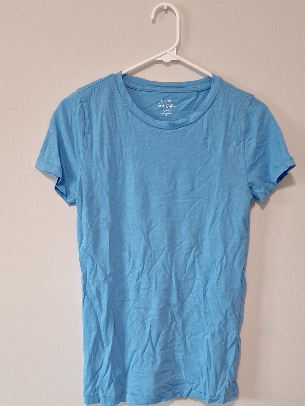 J. Crew Women’s Sky Blue Crewneck Short Sleeve Tee
